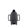 Hoxter - Teplovzdušná krbová vložka - KV HAKA TUNEL 37/50, otváracie dvierka, kupola, čierne, jednoduché presklenie, ľavé (pánty vľavo) - 6 kW