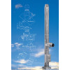 KAMINA - Trojvrstvový fasádny komín 25 mm izolácia, D 150 / 5 m