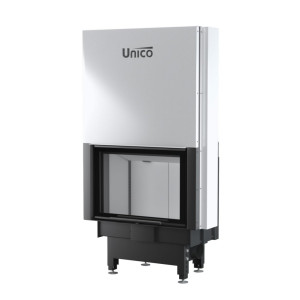UNICO - Teplovzdušná krbová vložka - zdvih - DRAGON 2 LIFT (Raster), 4-13 kW