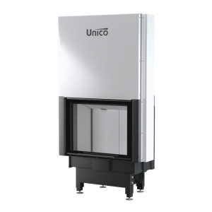 UNICO - Teplovzdušná krbová vložka - zdvih - DRAGON 2 XL LIFT (Raster), 4-13 kW