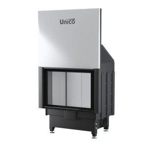 UNICO - Teplovzdušná krbová vložka - zdvih - DRAGON 4/14 XL LIFT (Raster), 4-14 kW