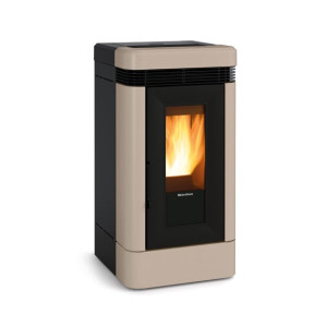 La Nordica Extraflame - Teplovzdušné krbové kachle na pelety - Lucia Plus, taupe - 12 kW