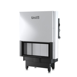 UNICO - Teplovodná krbová vložka - zdvih - NEMO 6 TOPECO LIFT (Raster), 18 kW