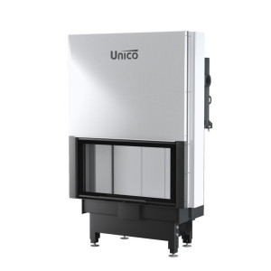 UNICO - Teplovodná krbová vložka - zdvih - NEMO 6 XL TOPECO LIFT (Raster), 10,5-18 kW
