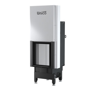 UNICO - Teplovodná krbová vložka - zdvih - NEMO 8 LIFT (Raster), 12 kW