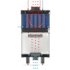 HITZE - teplovodná krbová vložka - ALBERO AQUASYSTEM, 11.S - 11 kW