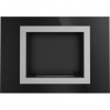Závesný biokrb - Oscar čierny sklenený 900x630mm