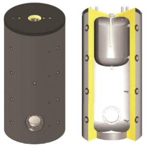 SCHINDLER+HOFMANN - Kombinovaná akumulačná nádrž THKE/F1000 s izoláciou